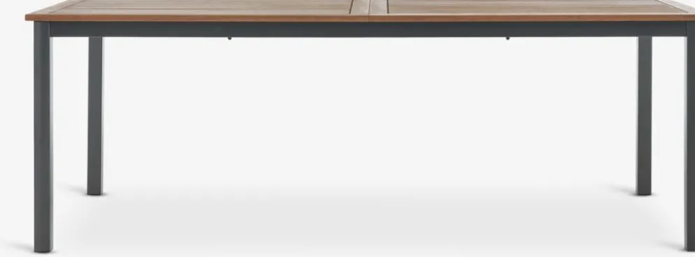ULBJERG + NANNESTADULBJERG L214/297 table eucalyptus + 4 NANNESTAD chaise