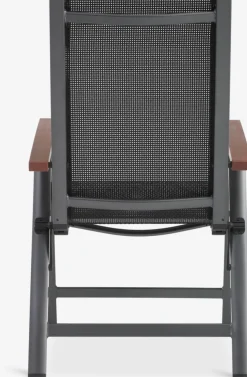 ULBJERG + SIRDALULBJERG L214/297 table eucalyptus + 4 SIRDAL chaises gris
