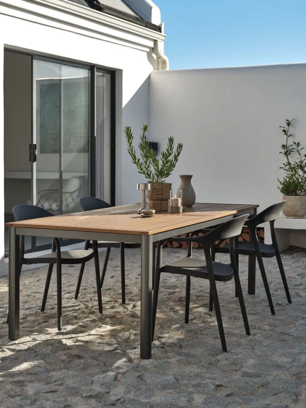 ULBJERGTable de jardin ULBJERG l99xl214/297 eucalyptus