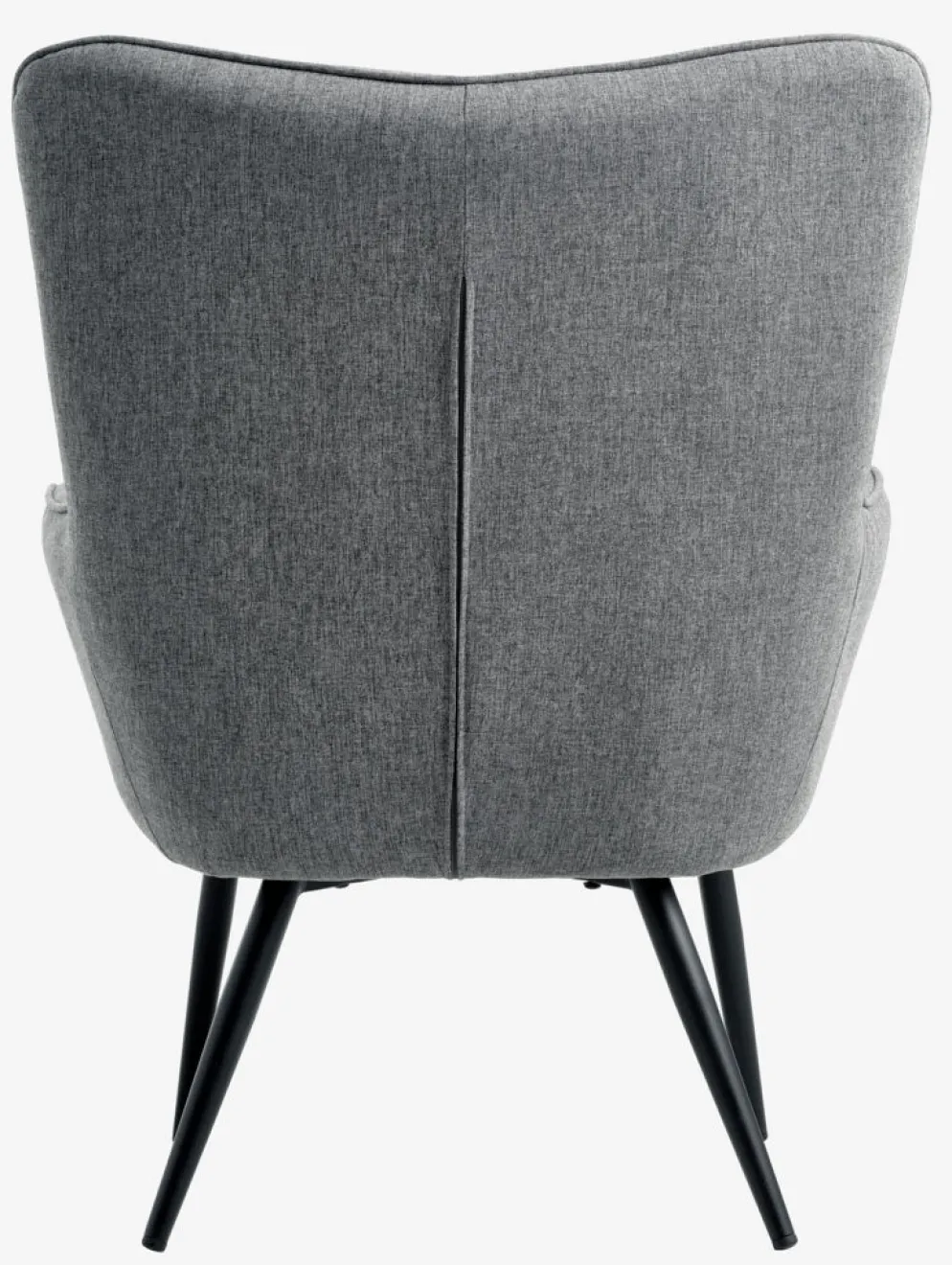 ULDUMFauteuil ULDUM tissu gris/noir