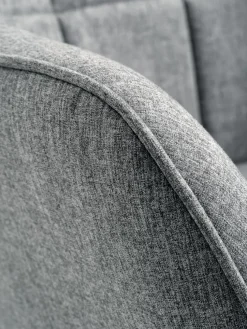 ULDUMFauteuil ULDUM tissu gris/noir