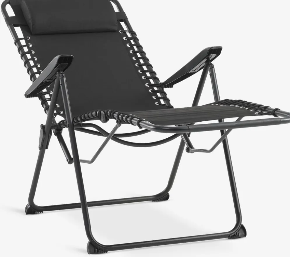 ULFBORGChaise relax ULFBORG noir