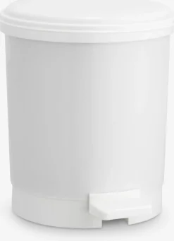 UTBYPoubelle à pédale UTBY 3L plastique blanc