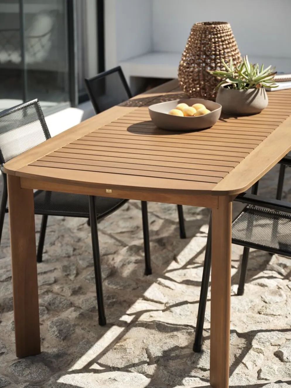 UVDALTable de jardin UVDAL l95xL223 eucalyptus