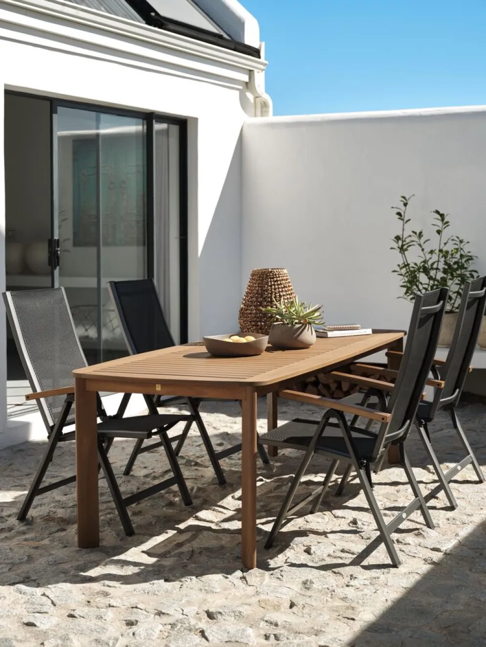 UVDALTable de jardin UVDAL l95xL223 eucalyptus
