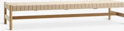VADEHAVETBanquette VADEHAVET 189x67 tissu naturel/chêne naturel