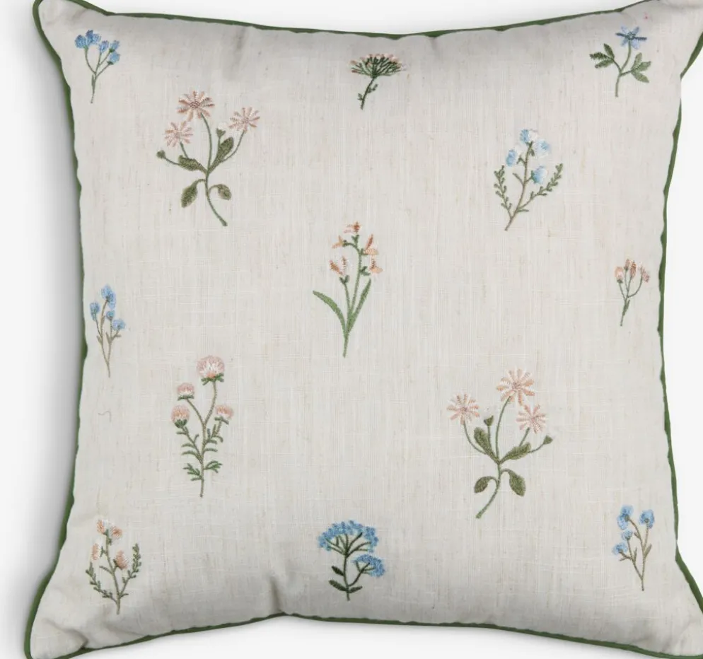 VALERIANACoussin VALERIANA 45x45 beige/vert