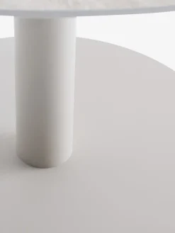 VAMDRUP + GILJAVAMDRUP Ø120 table + 4 GILJA chaises beige