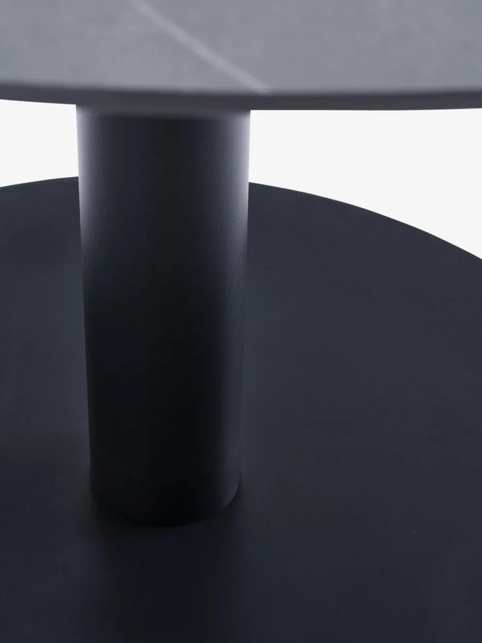 VAMDRUP + GILJAVAMDRUP Ø120 table + 4 GILJA chaises gris