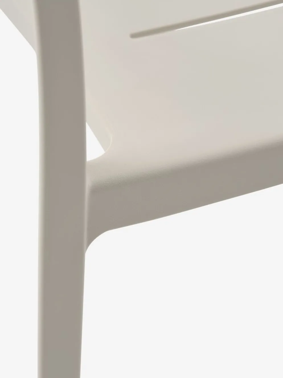 VAMDRUP + INGSTRUPVAMDRUP Ø70 table + 2 INGSTRUP chaises beige