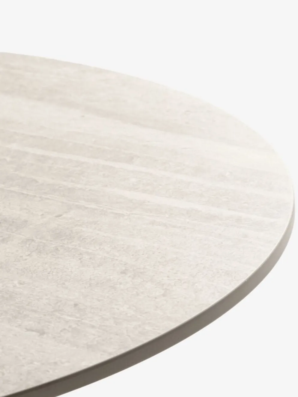 VAMDRUP + INGSTRUPVAMDRUP Ø70 table + 2 INGSTRUP chaises beige