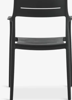 VAMDRUP + INGSTRUPVAMDRUP Ø70 table gris + 2 INGSTRUP chaises noir