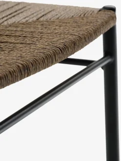 VAMDRUP + TAGMARKVAMDRUP Ø120 table gris + 4 TAGMARK chaises noir