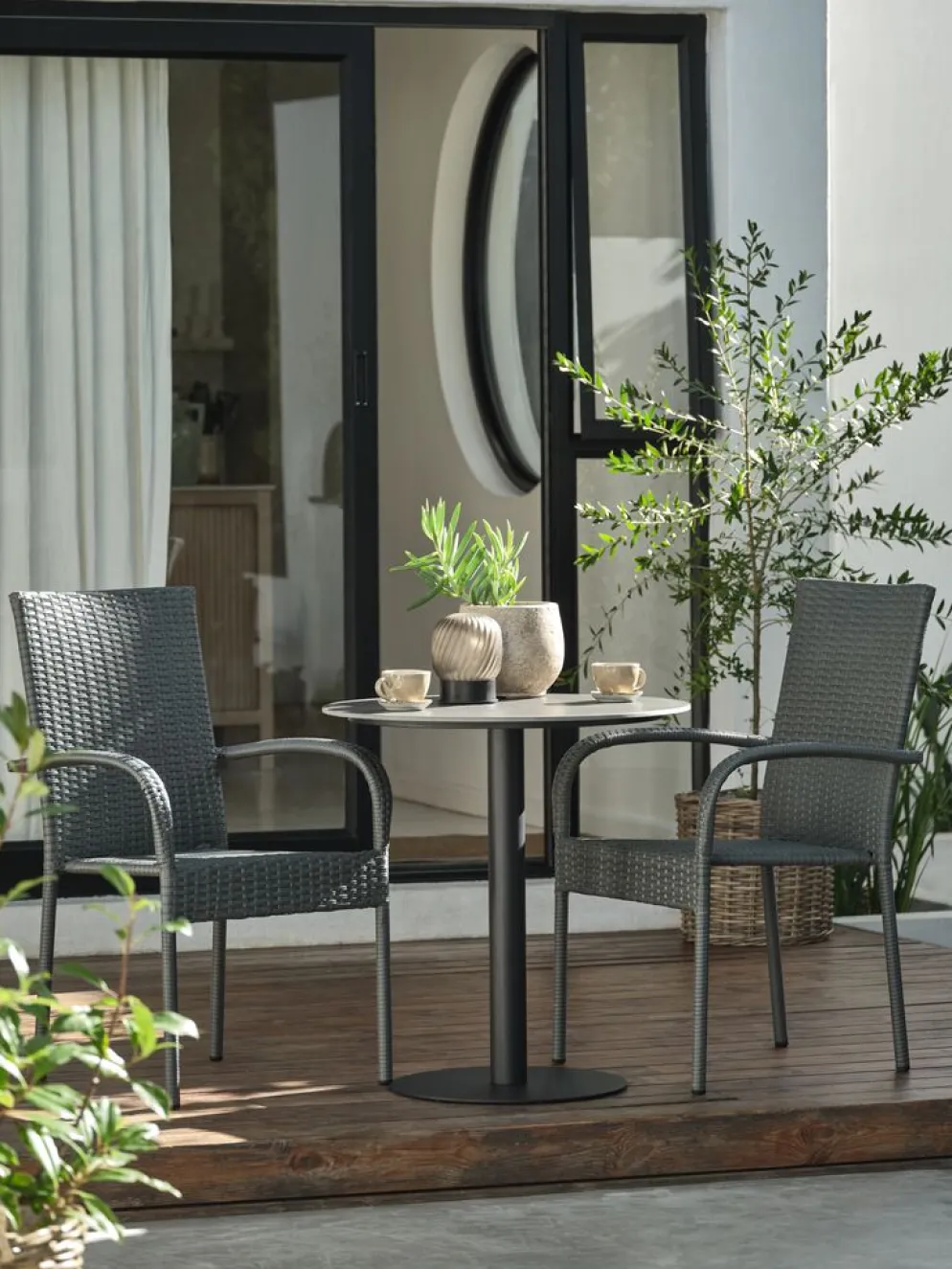 VAMDRUPTable bistrot VAMDRUP Ø70 gris foncé