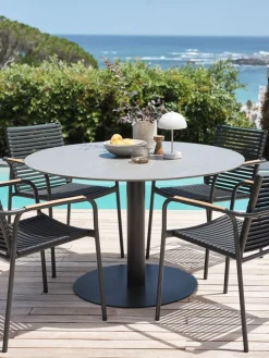 VAMDRUPTable de jardin VAMDRUP Ø120 gris