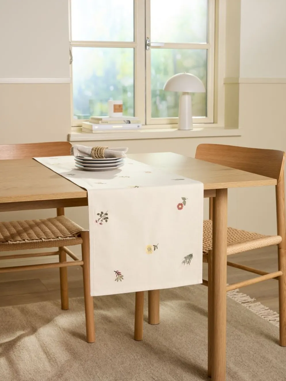 VANDIRISChemin de table VANDIRIS 37x150 blanc
