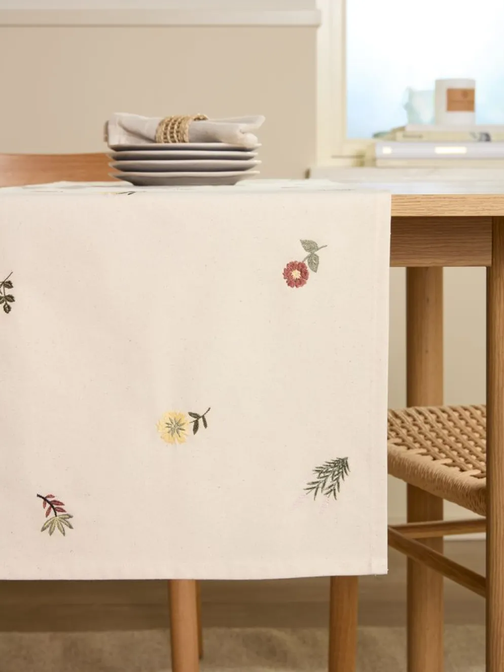 VANDIRISChemin de table VANDIRIS 37x150 blanc