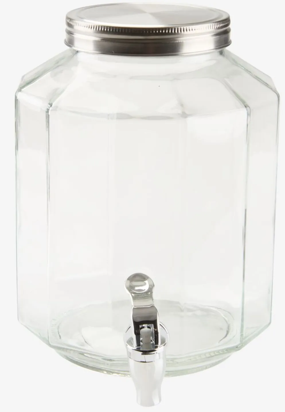 VANNBonbonne avec robinet VANN 4,25 L verre transparent