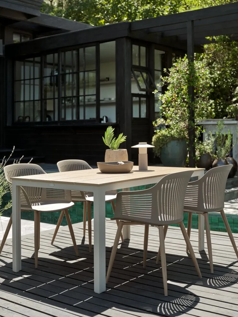 VANTOREChaise de jardin VANTORE sable foncé