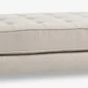 VARMARKBanquette VARMARK 190x76 a/cushion tissu beige/coloris chêne