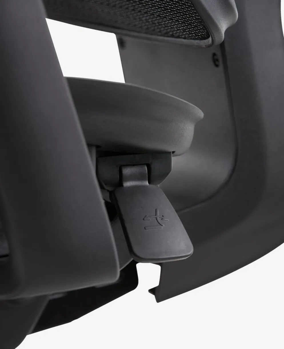 VARPELEVFauteuil de bureau VARPELEV maille noir/noir