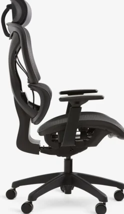 VARPELEVFauteuil de bureau VARPELEV maille noir/noir