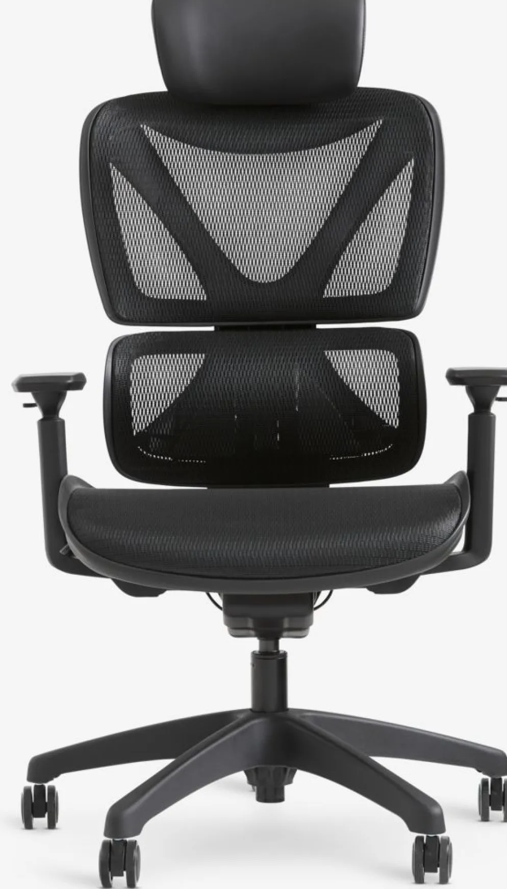VARPELEVFauteuil de bureau VARPELEV maille noir/noir