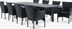 VATTRUP + AIDTVATTRUP L172/276 table + 4 AIDT chaises noir
