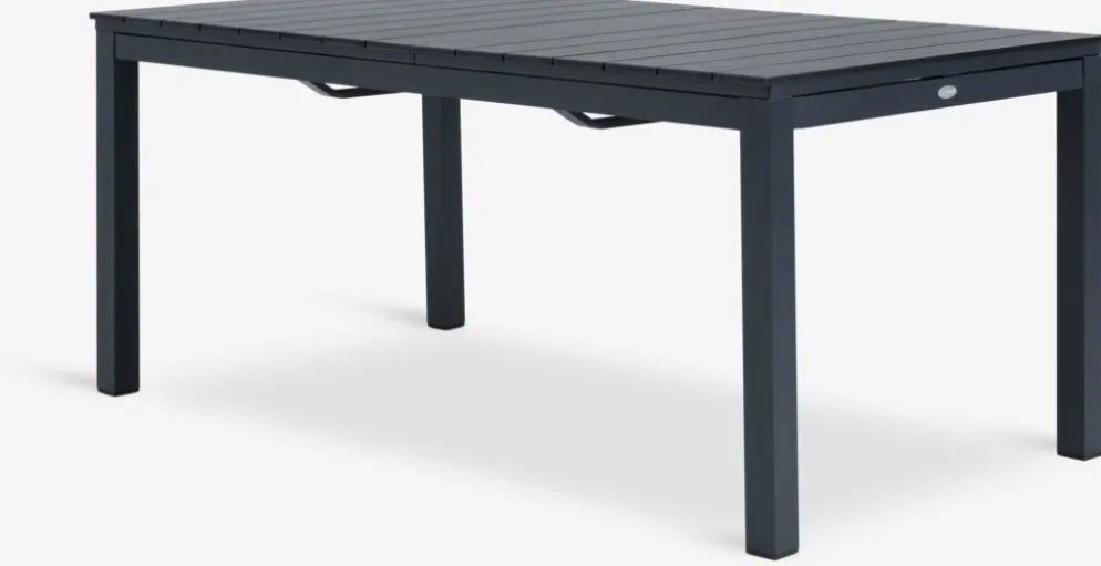 VATTRUP + GAMMELBYVATTRUP L172/276 table noir + 4 GAMMELBY chaises gris