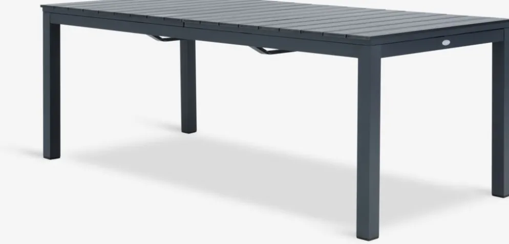 VATTRUP + MYSENVATTRUP L206/321 table noir + 4 MYSEN chaises gris