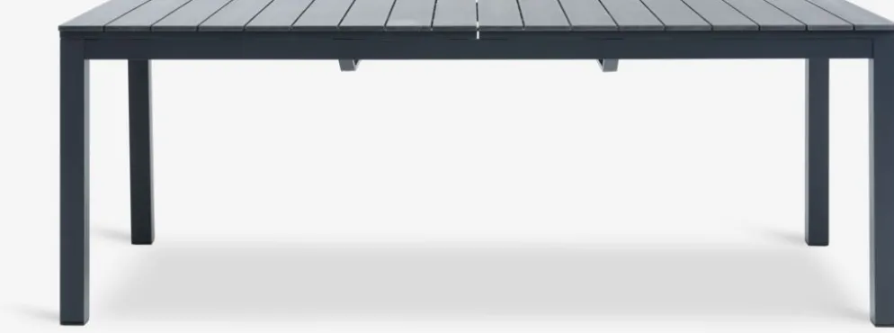 VATTRUP + MYSENVATTRUP L206/321 table noir + 4 MYSEN chaises gris