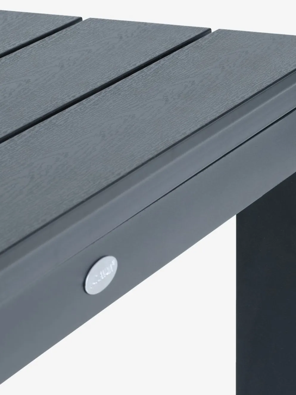 VATTRUP + MYSENVATTRUP L172/276 table noir + 4 MYSEN chaises gris