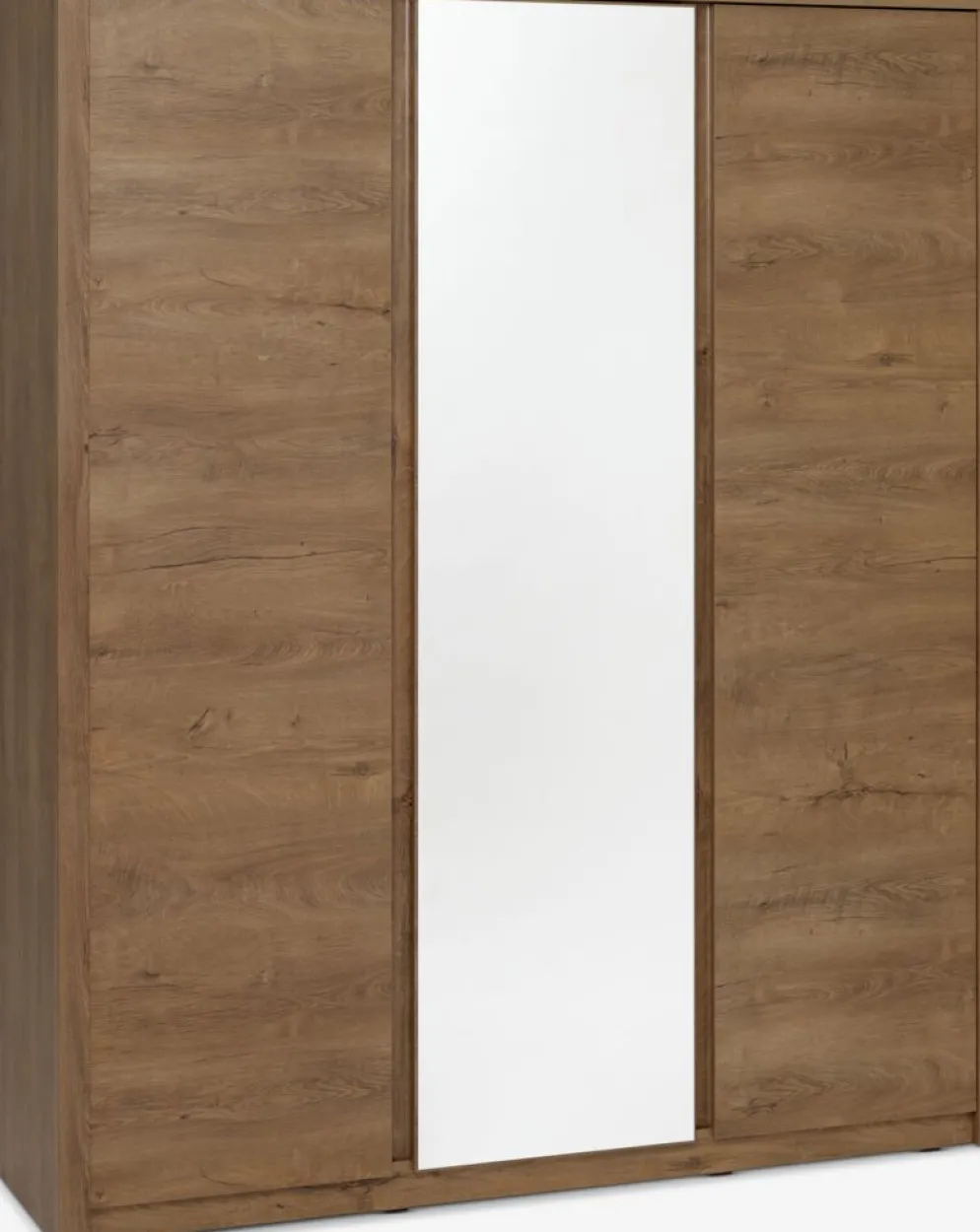 VEDDEArmoire VEDDE 167x197 a/miroir coloris chêne foncé