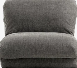 VEGGERFauteuil convertible VEGGER tissu gris