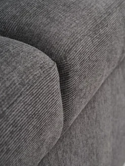 VEJLBYCanapé convertible VEJLBY 3 places tissu gris foncé