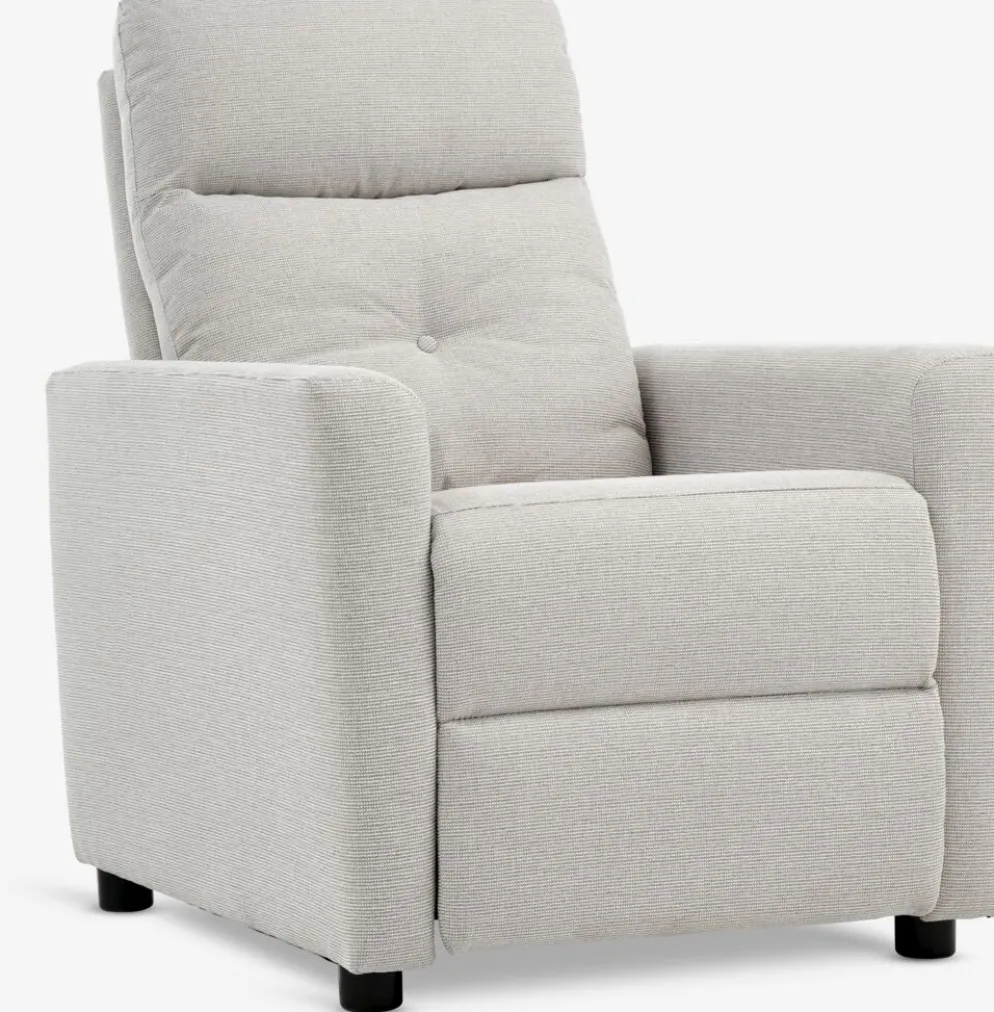 VEJLBYFauteuil inclinable VEJLBY tissu sable clair