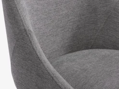 VELLEVChaise VELLEV tissu sable/noir