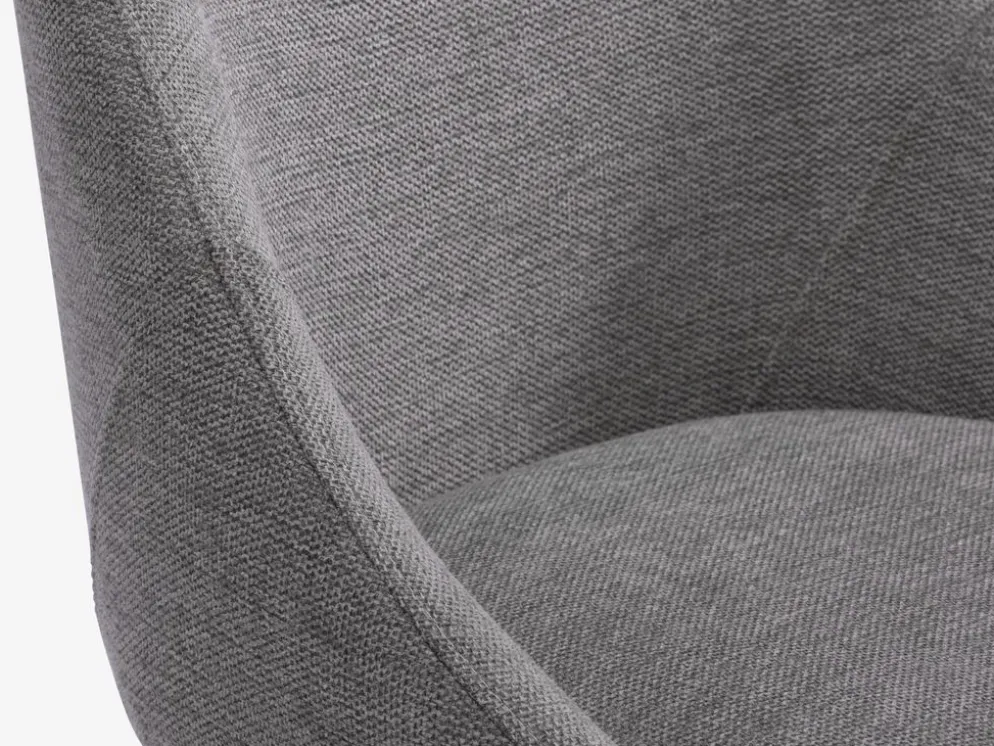 VELLEVChaise VELLEV tissu sable/noir