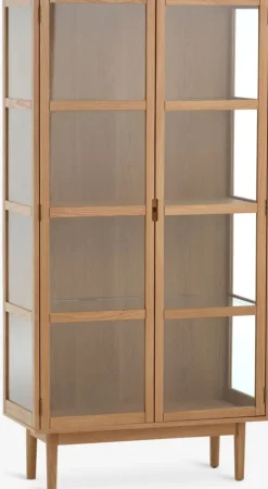 VESTERBYVitrine VESTERBY haut 2 portes chêne naturel