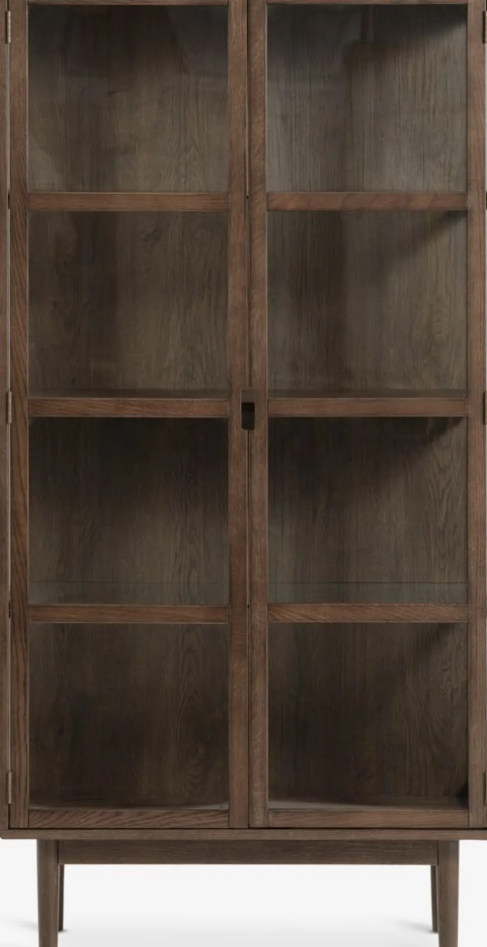 VESTERBYVitrine VESTERBY haut 2 portes chêne foncé