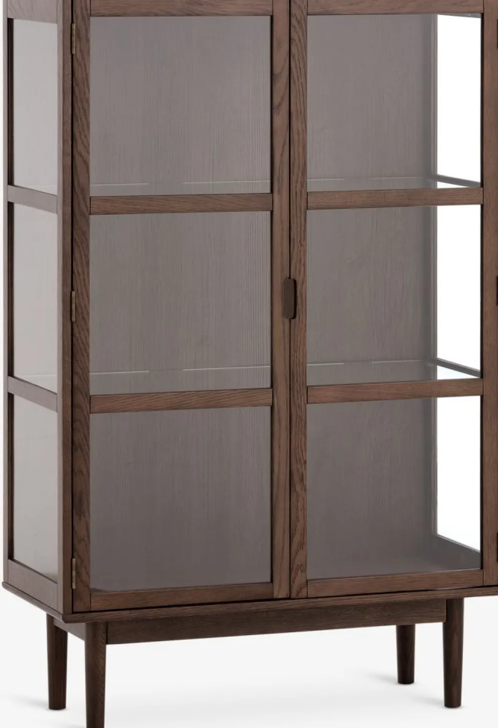 VESTERBYVitrine VESTERBY bas 2 portes chêne foncé