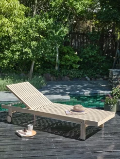 VESTERMADEBain de soleil VESTERMADE l75xL198 bois d'acacia