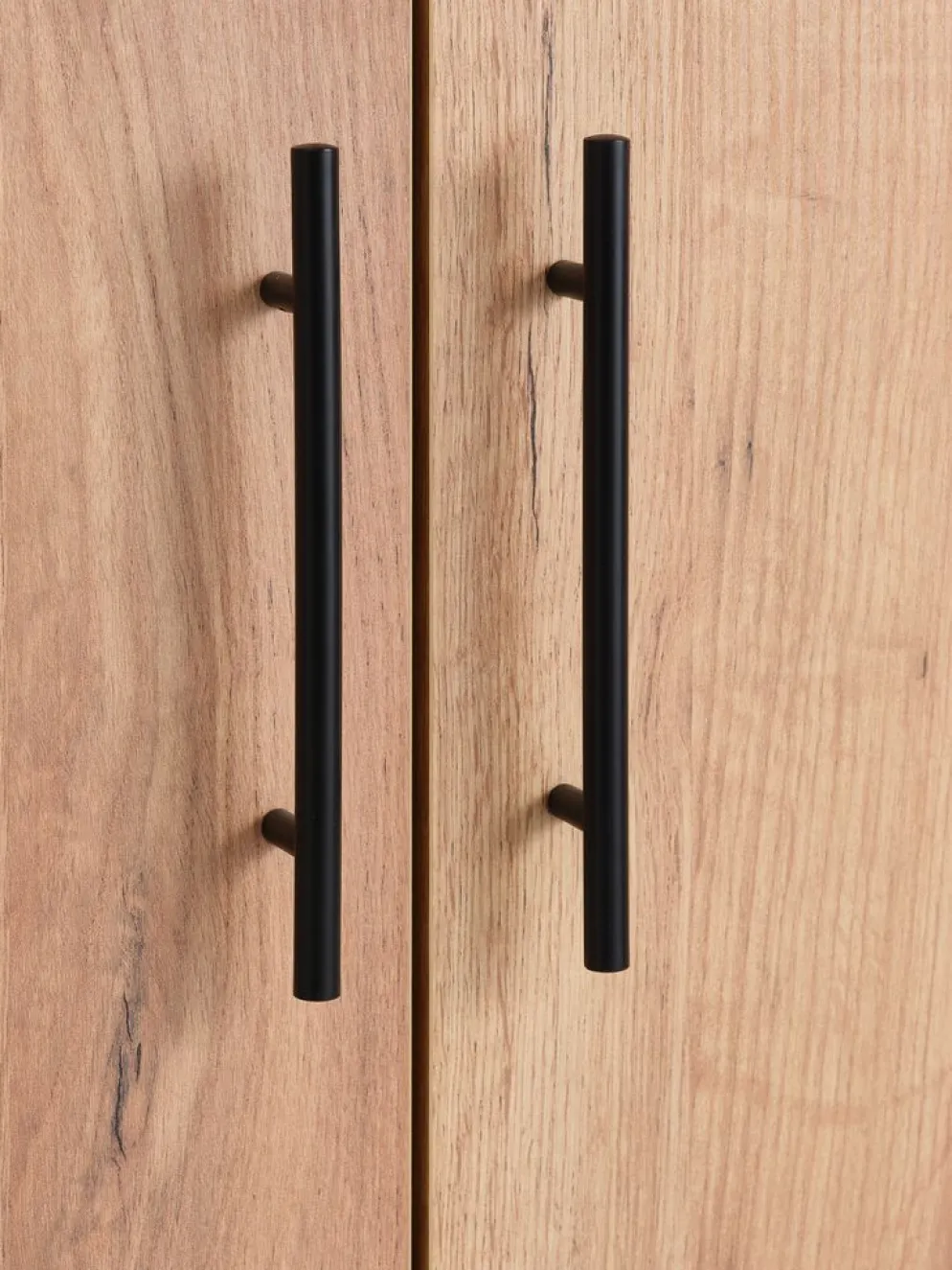 VIBYArmoire VIBY 101x200 2 portes coloris chêne naturel