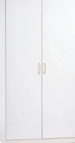 VIBYArmoire VIBY 101x200 2 portes blanc