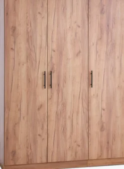 VIBYArmoire VIBY 150x200 3 portes coloris chêne naturel
