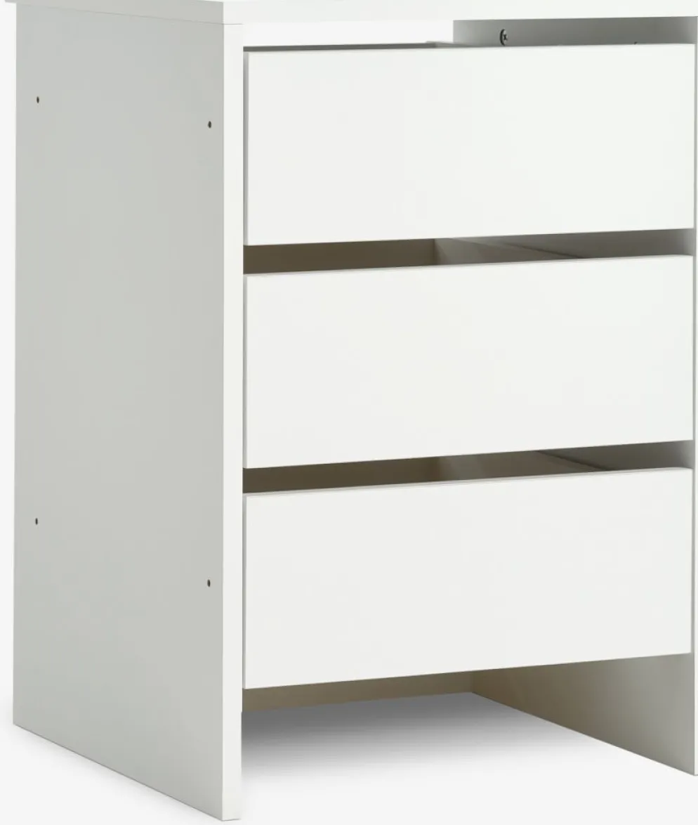 VIBYÉlément à tiroir pour armoire VIBY 3 tiroirs blanc