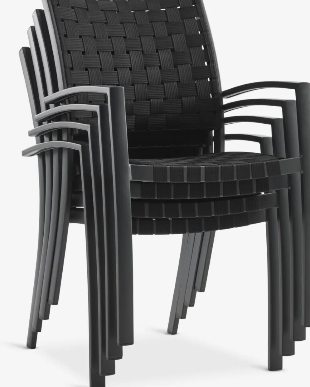 VIERLI + GLOMFJORDVIERLI L149 table + 4 GLOMFJORD chaises noir