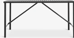 VIERLI + HEMSEDALVIERLI L149 table + 4 HEMSEDAL chaises noir