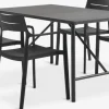 VIERLI + INGSTRUPVIERLI L149 table + 4 INGSTRUP chaises noir
