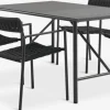 VIERLI + TRILLEVALLENVIERLI L149 table + 4 TRILLEVALLEN chaises noir